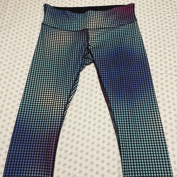 Lululemon Wunder Under Pant III, Cosmic Dot White Multi / Black - Picture 6 of 11